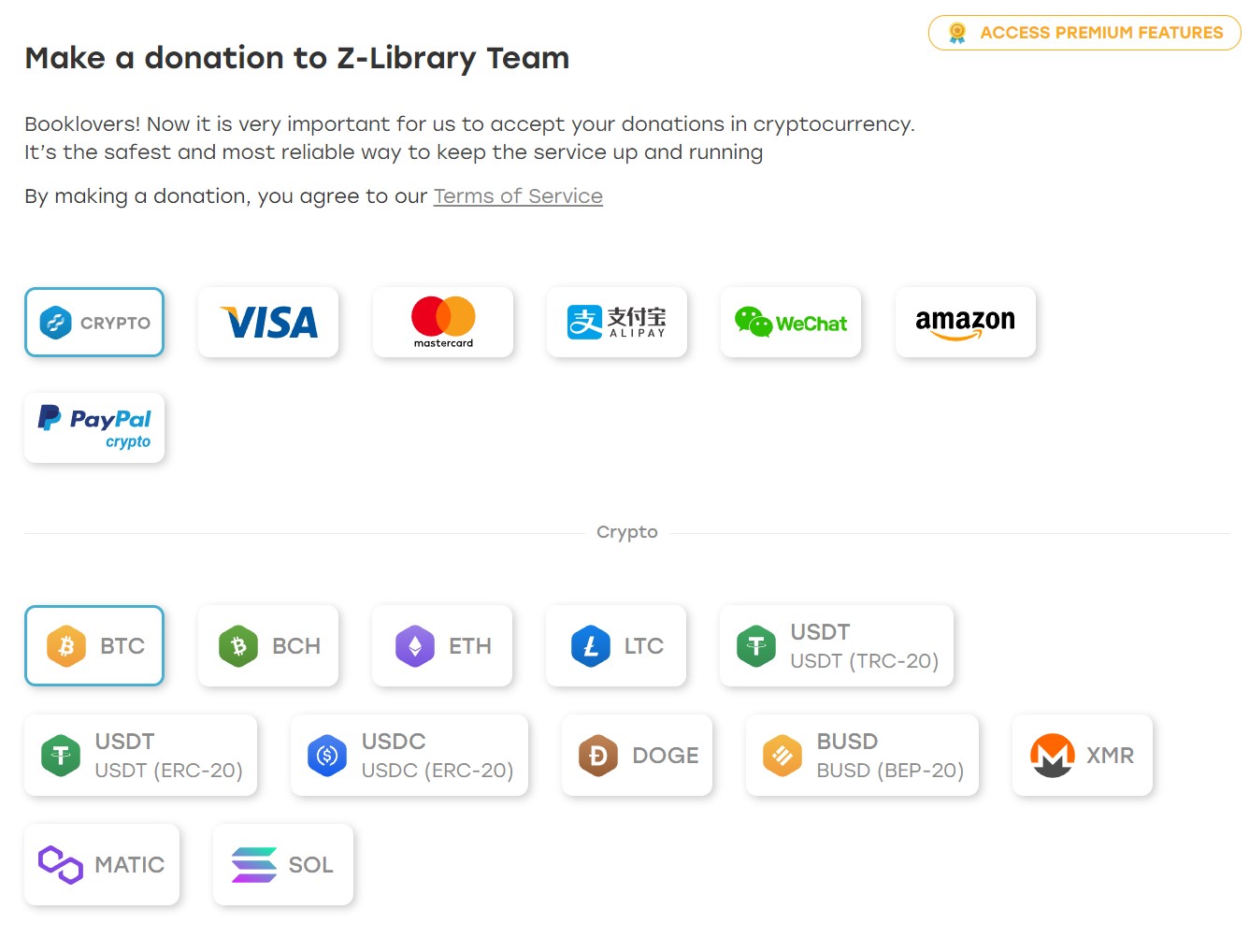 donate zlibrary